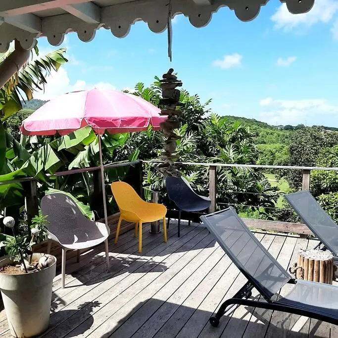 Charmant Haut De Villa Avec Piscine Partagee Le Vauclin 0*,  Martinique
